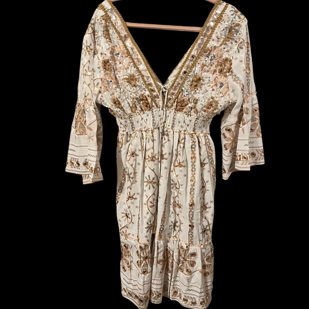 IbBan Mansi Short handmade dress Women’s free size